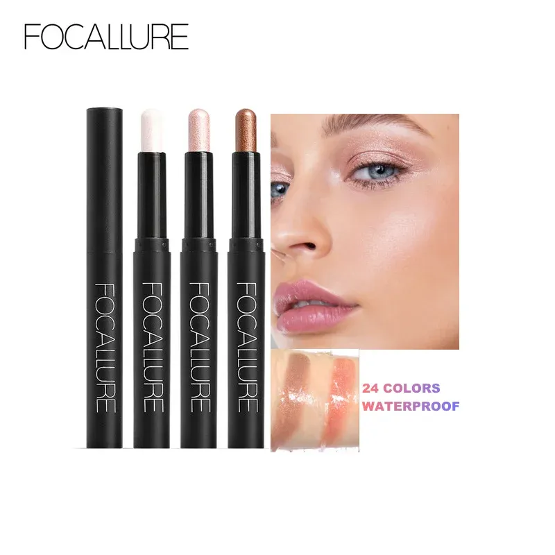 עיפרון צלליות Focallure דו־שימושי עם גימור מבריק ועמידות למים
