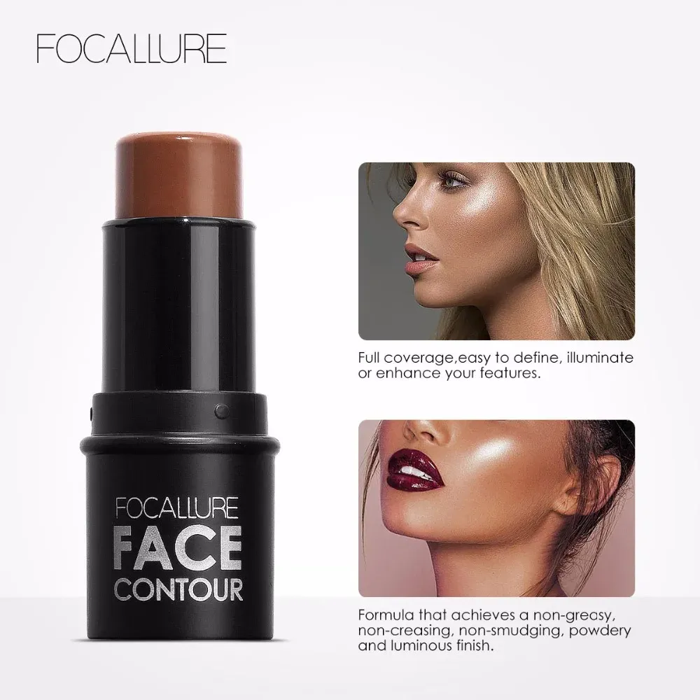 סט היילייטר וסקולפטינג קרמי Focallure בארבעה גוונים