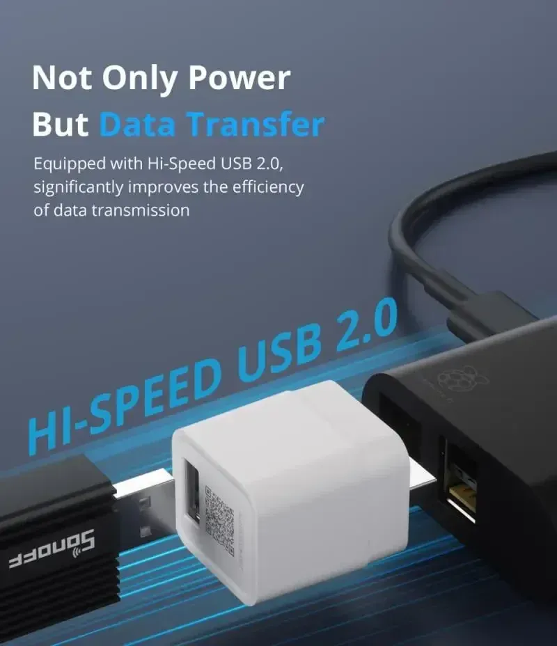 מתאם Zigbee חכם SONOFF ZBmicro לניהול והפעלה של התקני USB