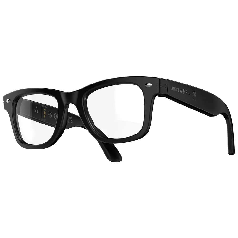 משקפי AI חכמים BlitzWolf BW-AG1 עם ניטור דופק ותרגום בזמן אמת