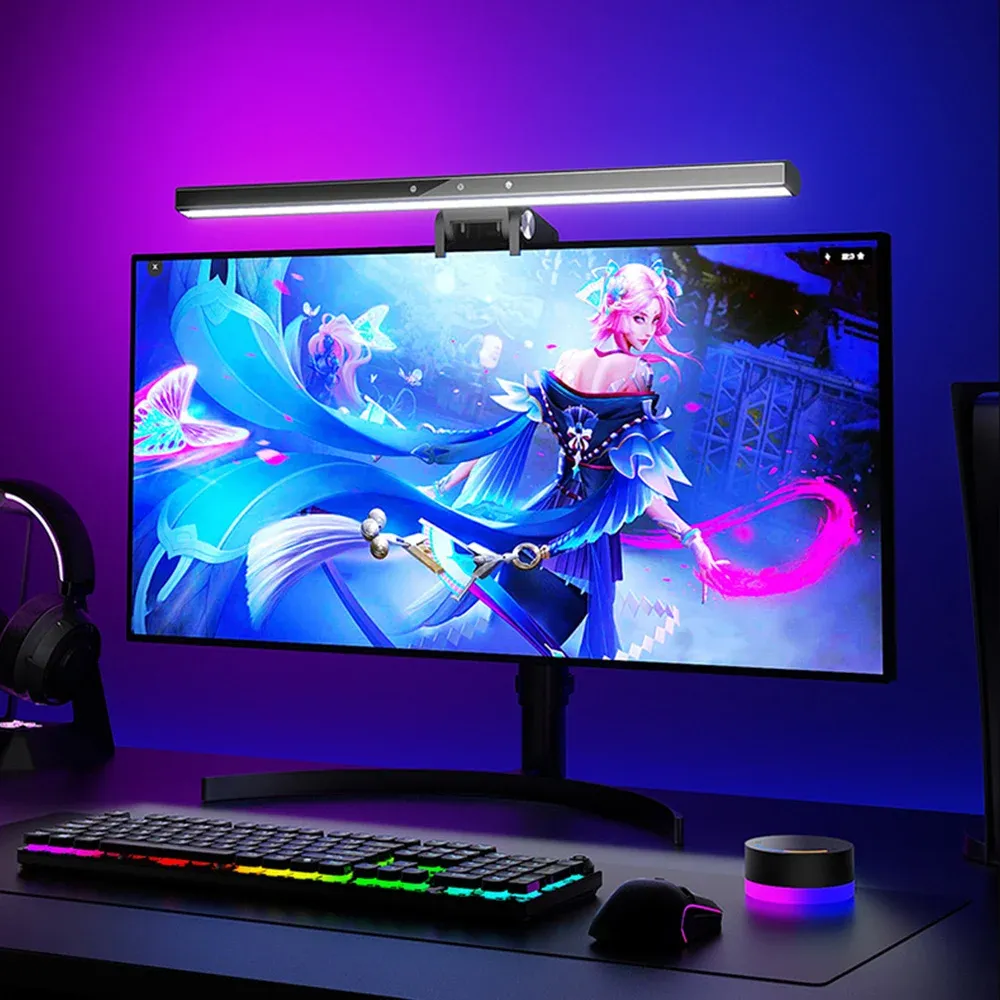 פס תאורה למסך גיימינג BlitzWolf BW-CML6 עם RGB ושליטה אלחוטית