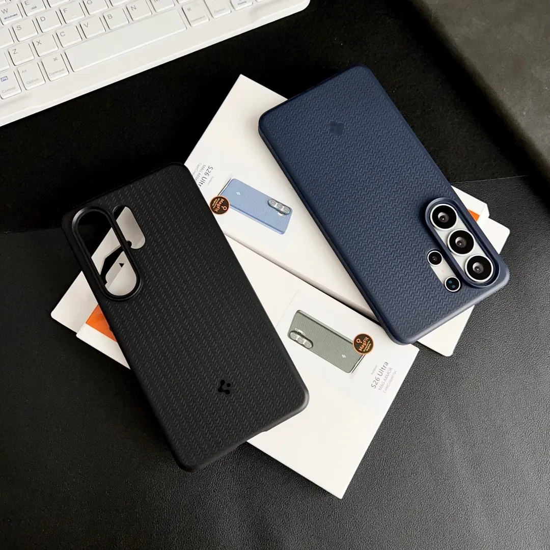 כיסוי מגנטי מט Spigen ל‑Samsung Galaxy S26 Ultra / S25 / S24 עם תאימות MagSafe