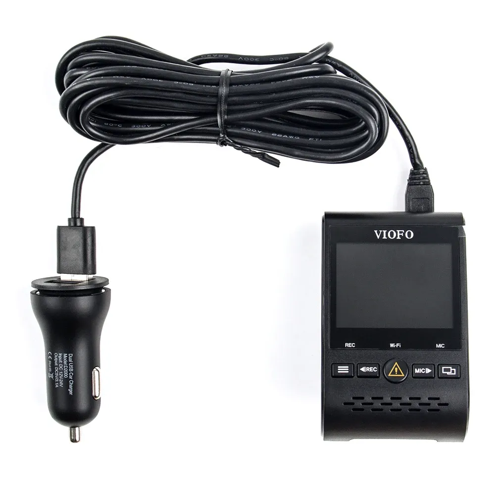 מטען רכב כפול VIOFO D2000 למצלמות A119V3 ו‑A129 Duo