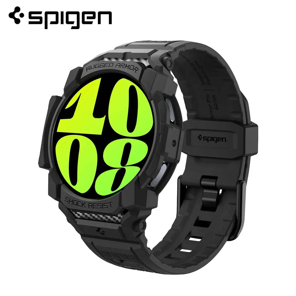 כיסוי ורצועה מחוזקים לשעון Samsung Galaxy Watch 7 מבית Spigen