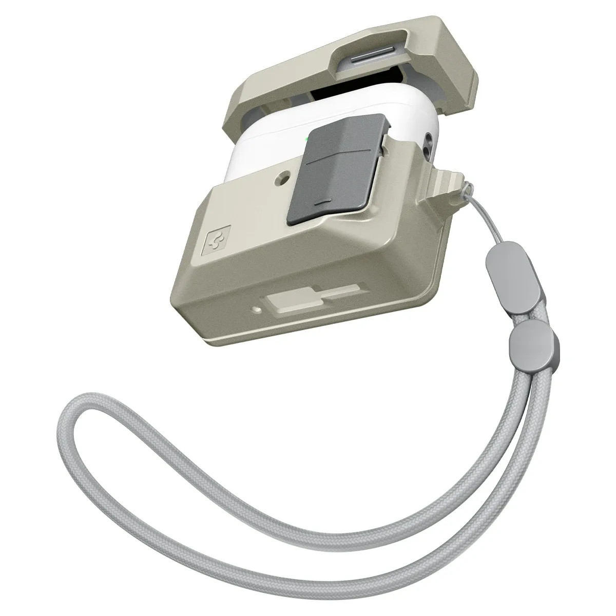 כיסוי מגן רטרו Spigen ל‑AirPods Pro 3 עם נעילה וטעינה אלחוטית