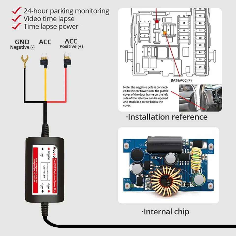 מראת דרך 4K חכמה E-ACE A45P עם GPS ומסך מגע 12 אינץ׳