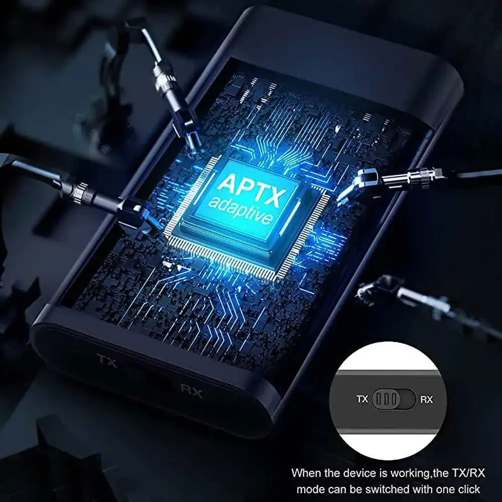 משדר/מקלט Bluetooth 5.2 BlitzWolf BT05 עם AptX