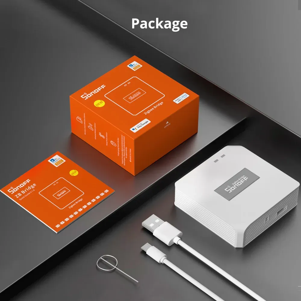 שער ZigBee חכם SONOFF ZBBridge-P לניהול בית מקושר