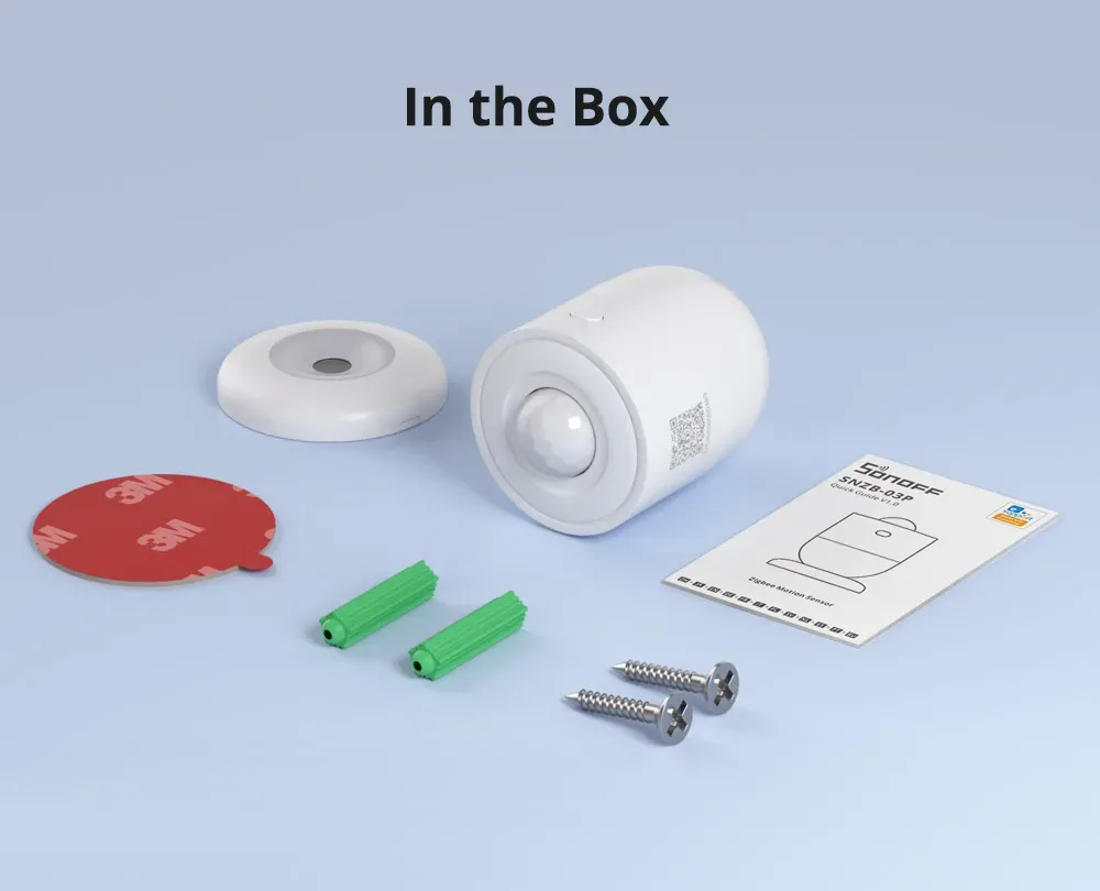 חיישן תנועה Zigbee ‏SONOFF SNZB-03P לבית חכם ואבטחה