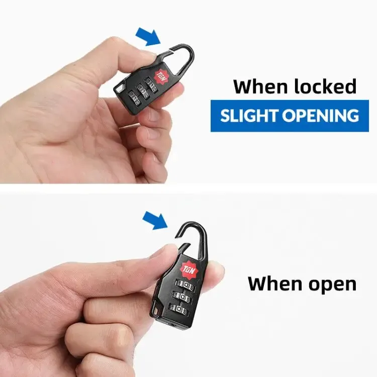 מנעול קוד קומפקטי למזוודה ולתיק נסיעות Tigernu