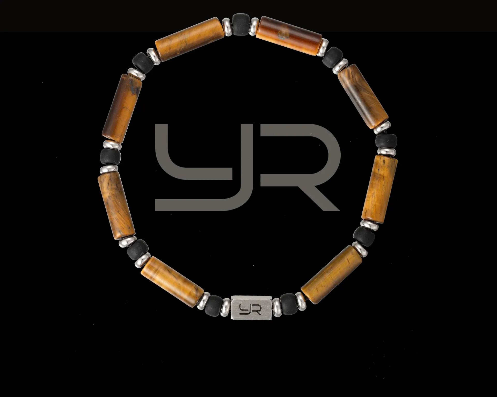 צמיד טייגר איי וינטג׳ לגברים מבית YOUNG&RICH