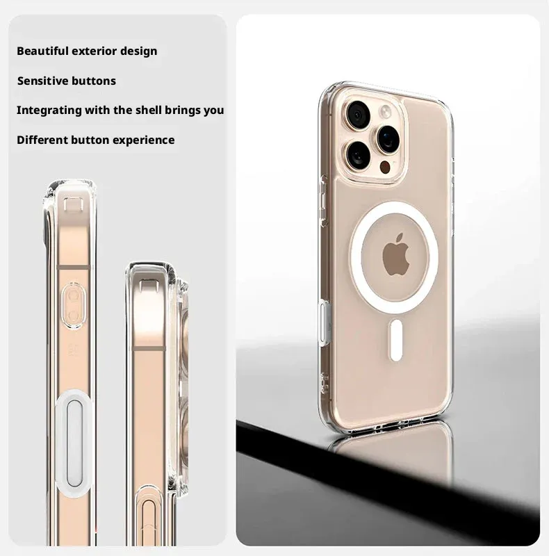 כיסוי שקוף מגנטי Spigen Ultra Hybrid ל‑iPhone 17 Air ו‑16 Pro Max