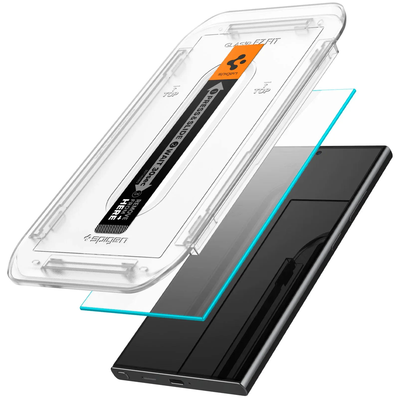 מגן זכוכית Spigen EZ Fit HD ל‑Samsung Galaxy S24 Ultra