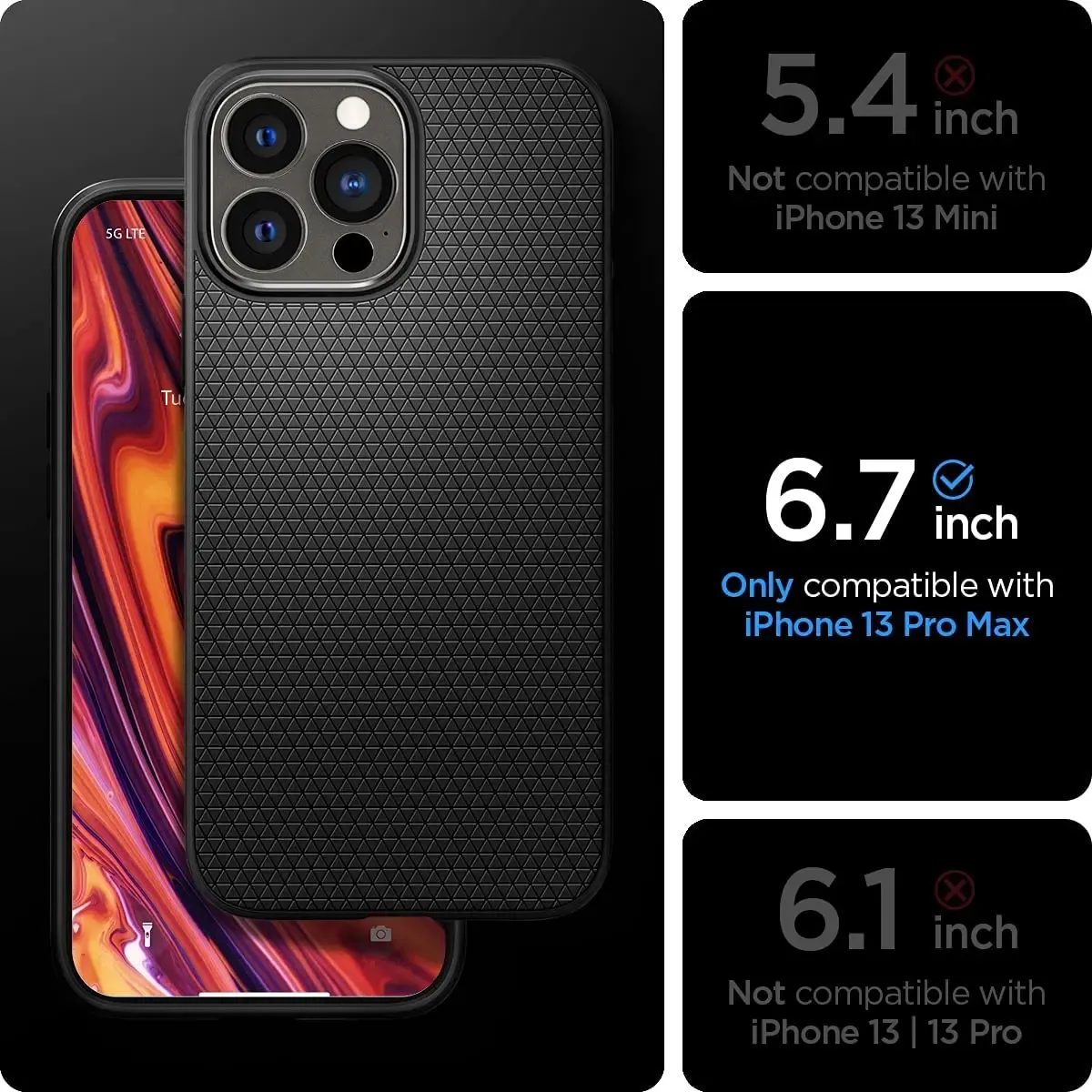 כיסוי Spigen Liquid Air Armor לאייפון 13 פרו מקס