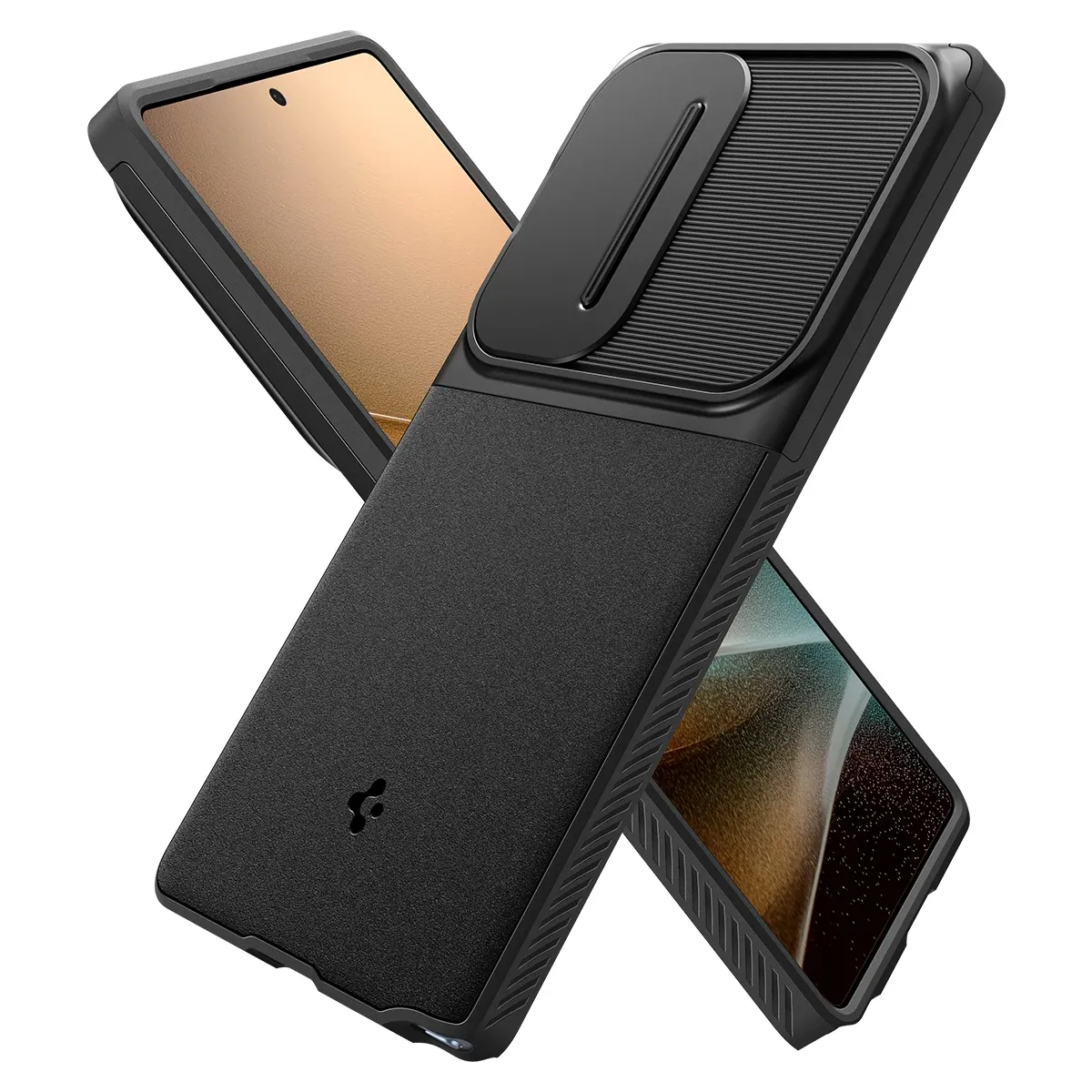 כיסוי Spigen Optik Armor ל‑Samsung Galaxy S26 Ultra / S25 Ultra עם הגנת מצלמה
