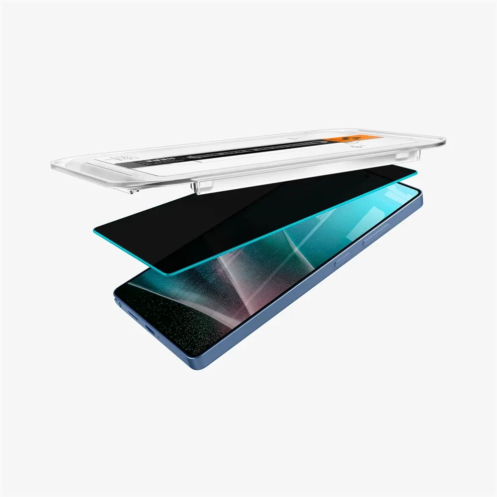 זוג מגני זכוכית פרטיות EZ Fit לסמסונג Galaxy S24/S25/S26 Ultra מבית Spigen