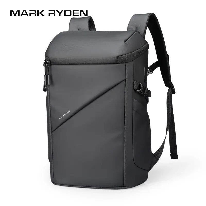תיק גב עסקי MARK RYDEN למחשב נייד עם אבטחה ורצועת מזוודה