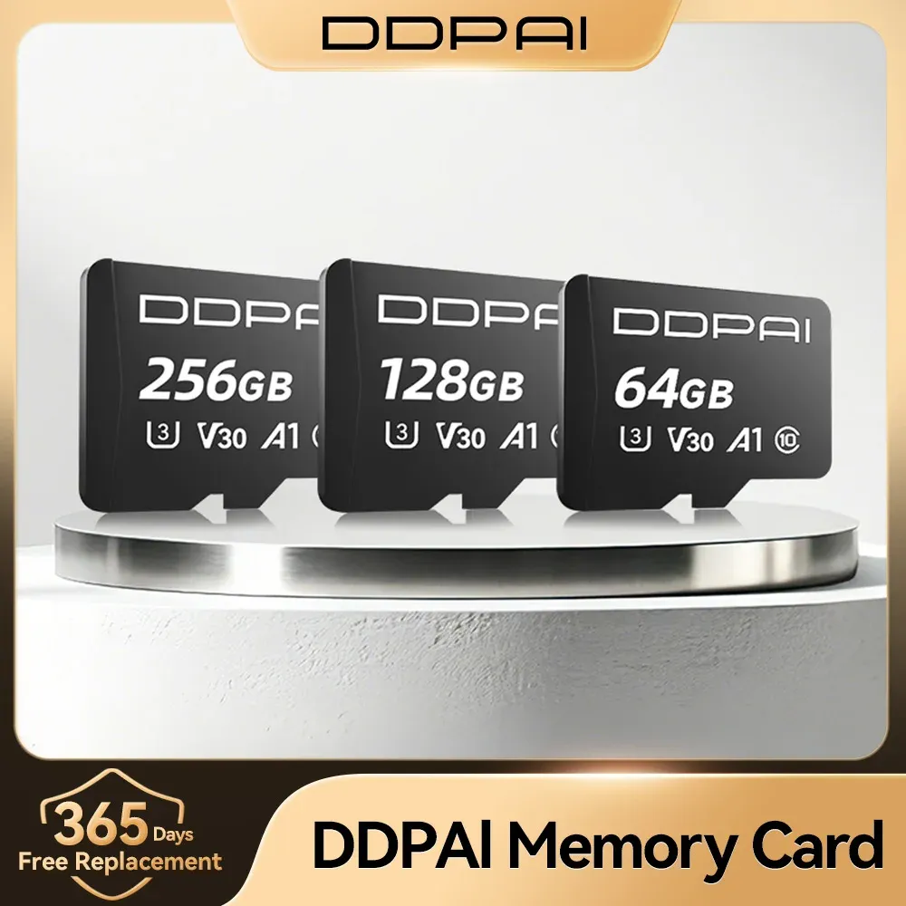 כרטיס זיכרון DDPAI למצלמת דרך 64GB–512GB במהירות גבוהה