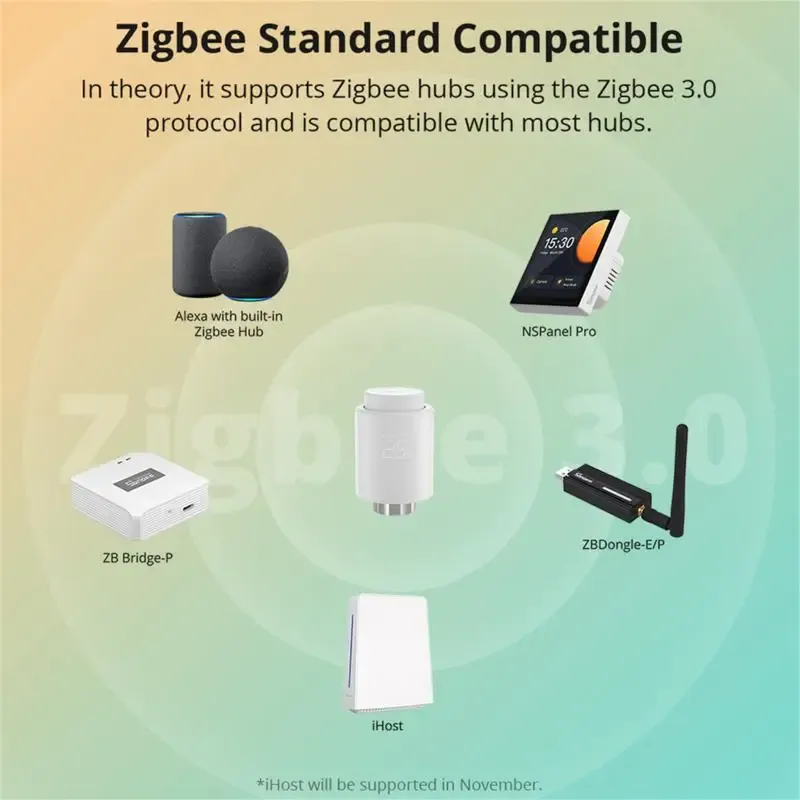 שסתום רדיאטור חכם Zigbee של SONOFF לדוד ולחימום חדרים