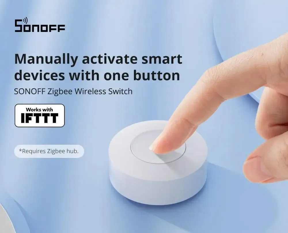 כפתור סצנות חכם Zigbee של SONOFF לשליטה מהירה בבית