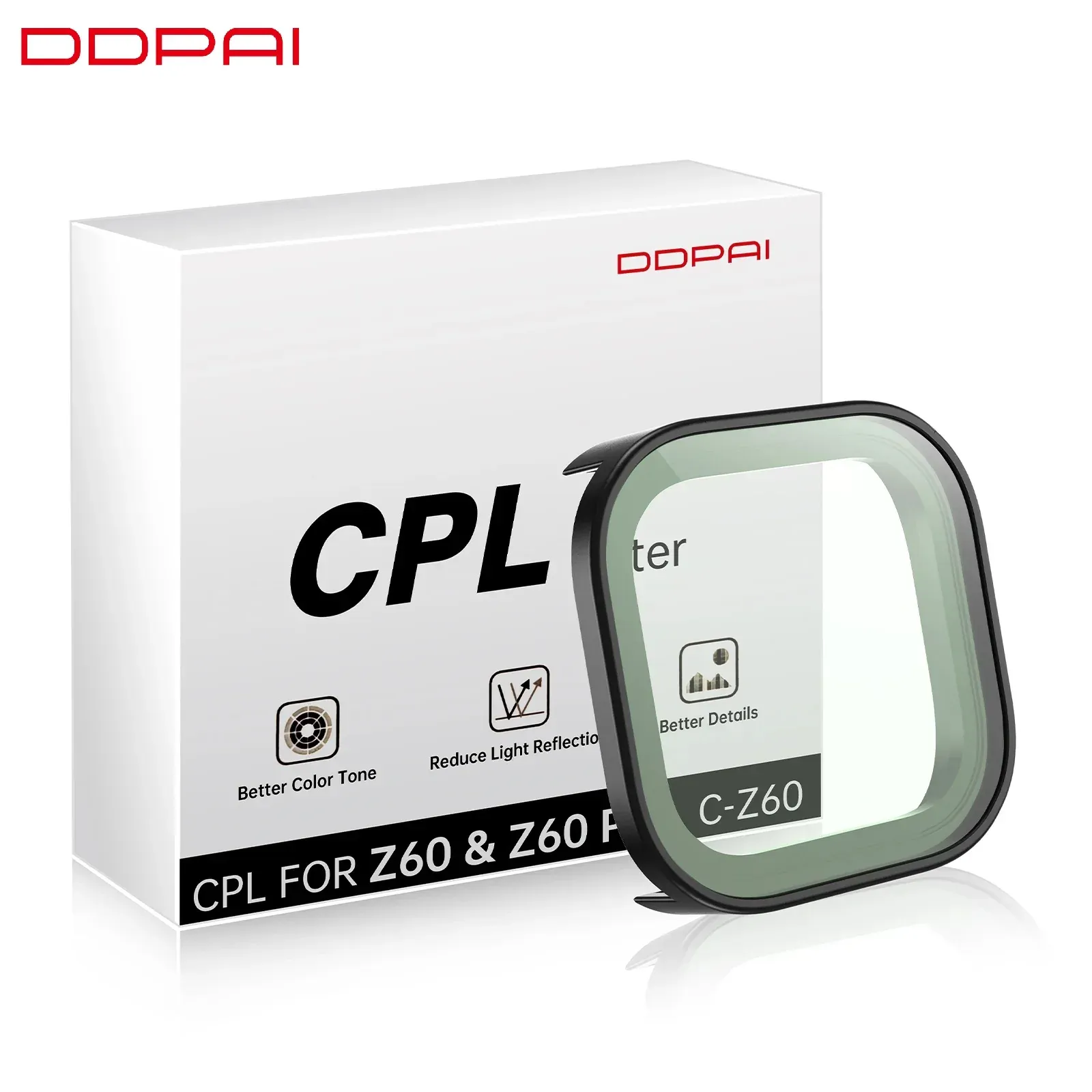 פילטר CPL מקורי DDPAI למצלמות דרך מסדרת Z ו‑N