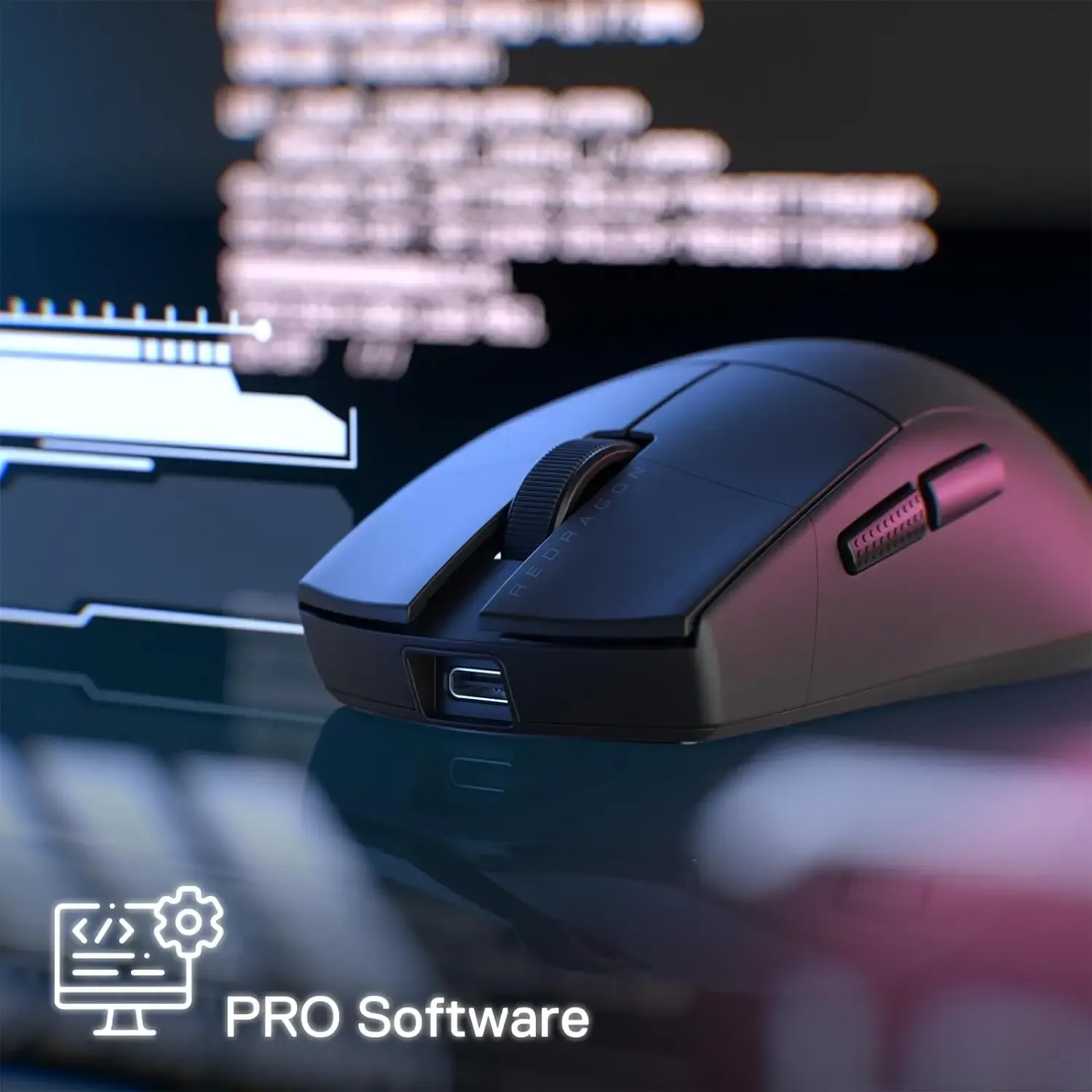 עכבר גיימינג אלחוטי Redragon M916 PRO עם 3 מצבי חיבור וחיישן Pixart 3395