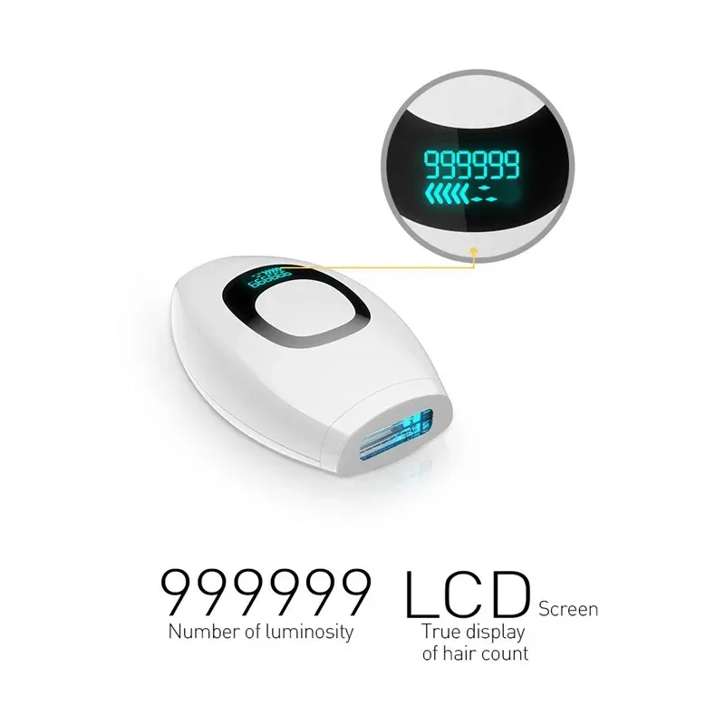 מכשיר IPL ביתי עם 990,999 הבזקים ותצוגת LCD