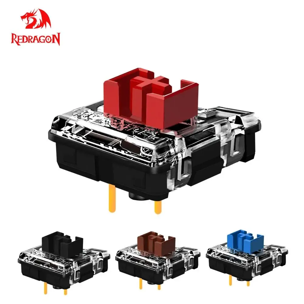 מתגי REDRAGON 5.5 מ״מ למקלדות פרופיל נמוך, חוטיים ומכאניים