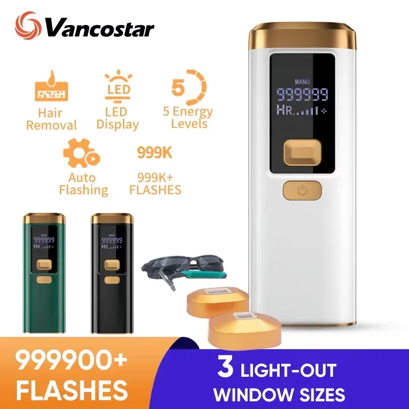 מכשיר IPL ביתי נייד Vancostar להסרת שיער