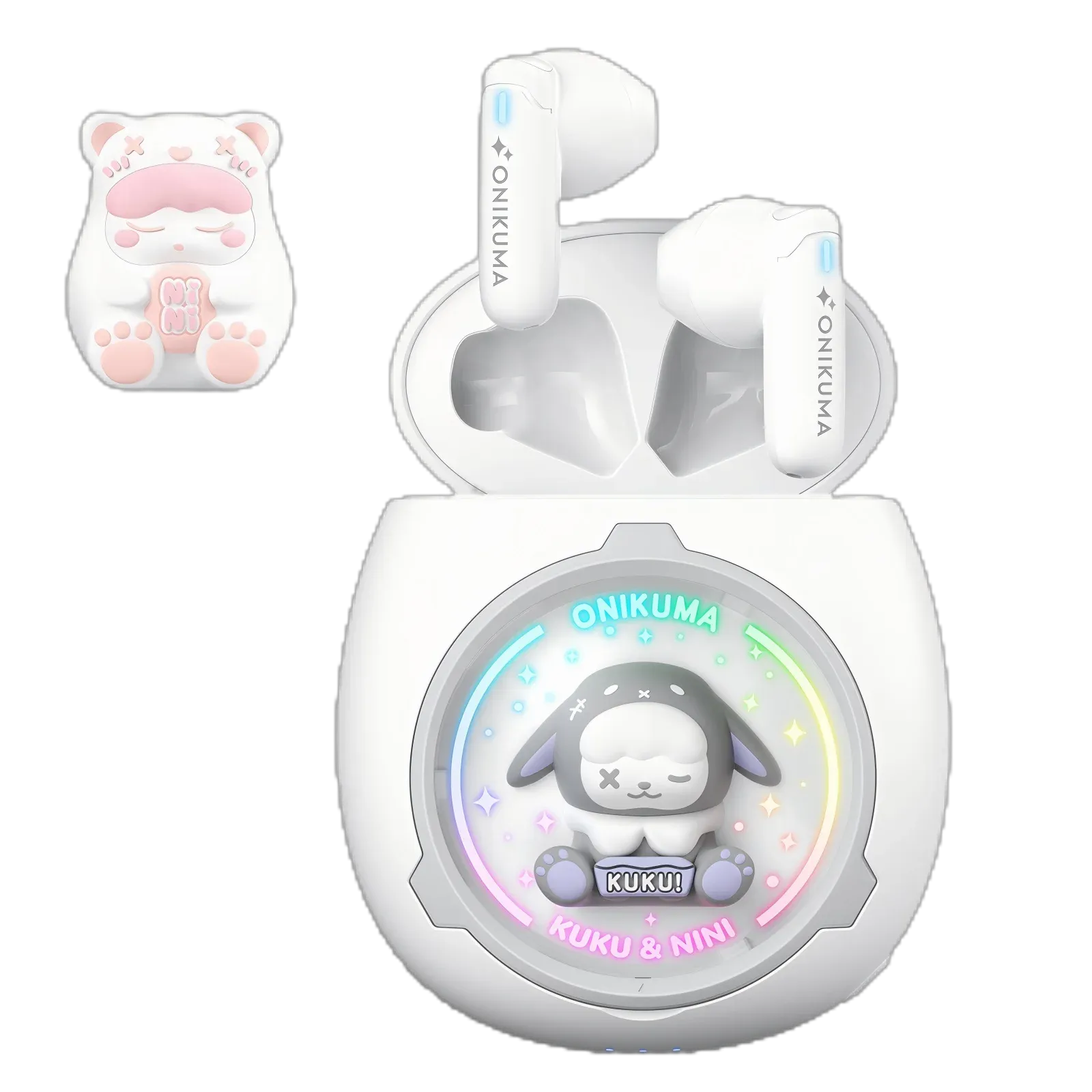 אוזניות ONIKUMA T302 אלחוטיות בעיצוב קפסולה חמוד