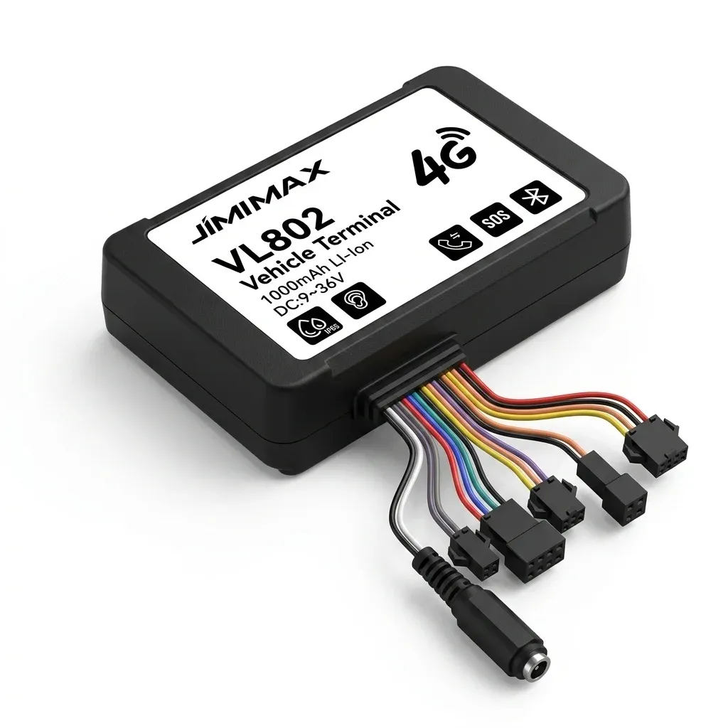 עוקב רכב JIMIMAX VL802 עם חוטים