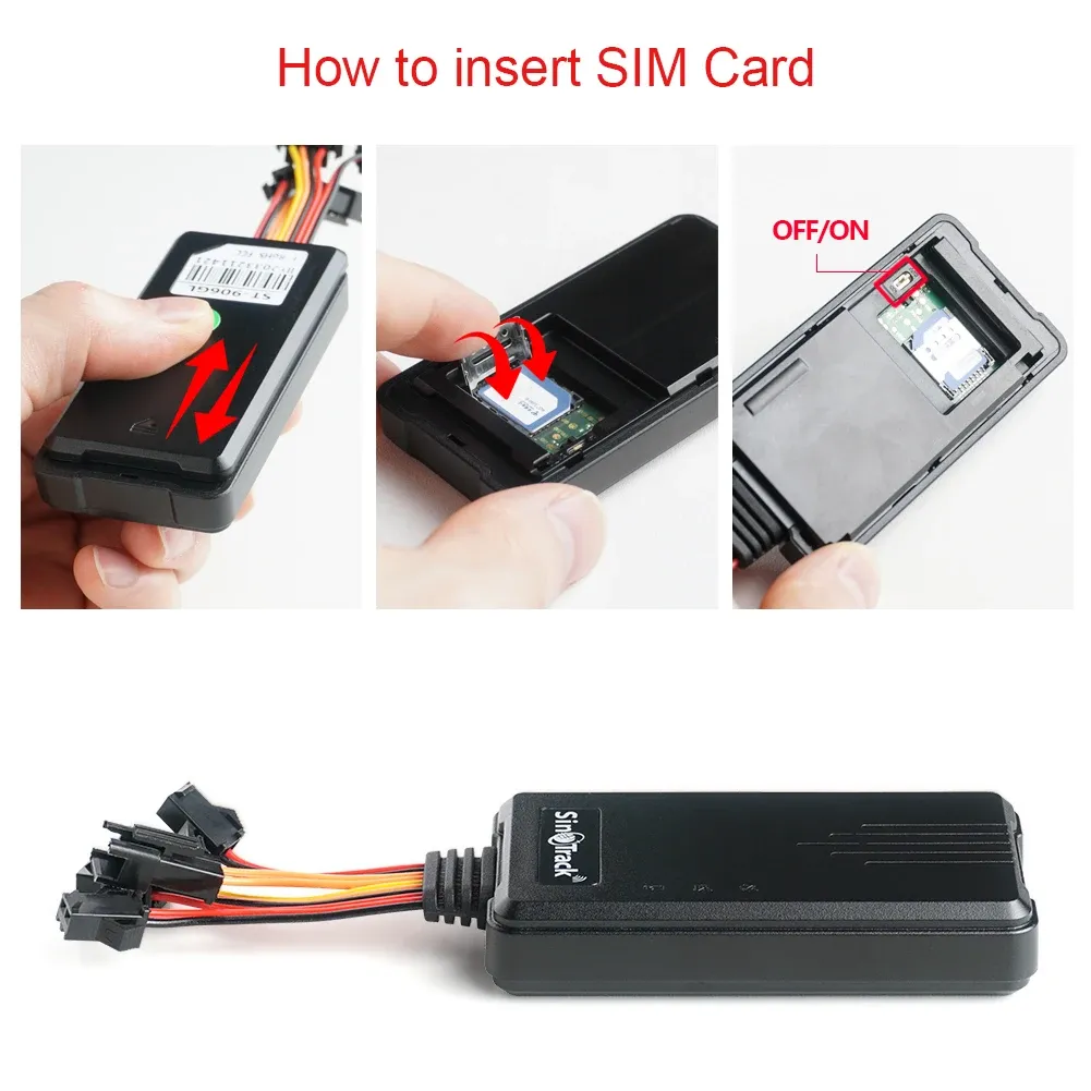 עוקב GPS 4G לרכב SinoTrack ST-906L עם ניתוק מרחוק