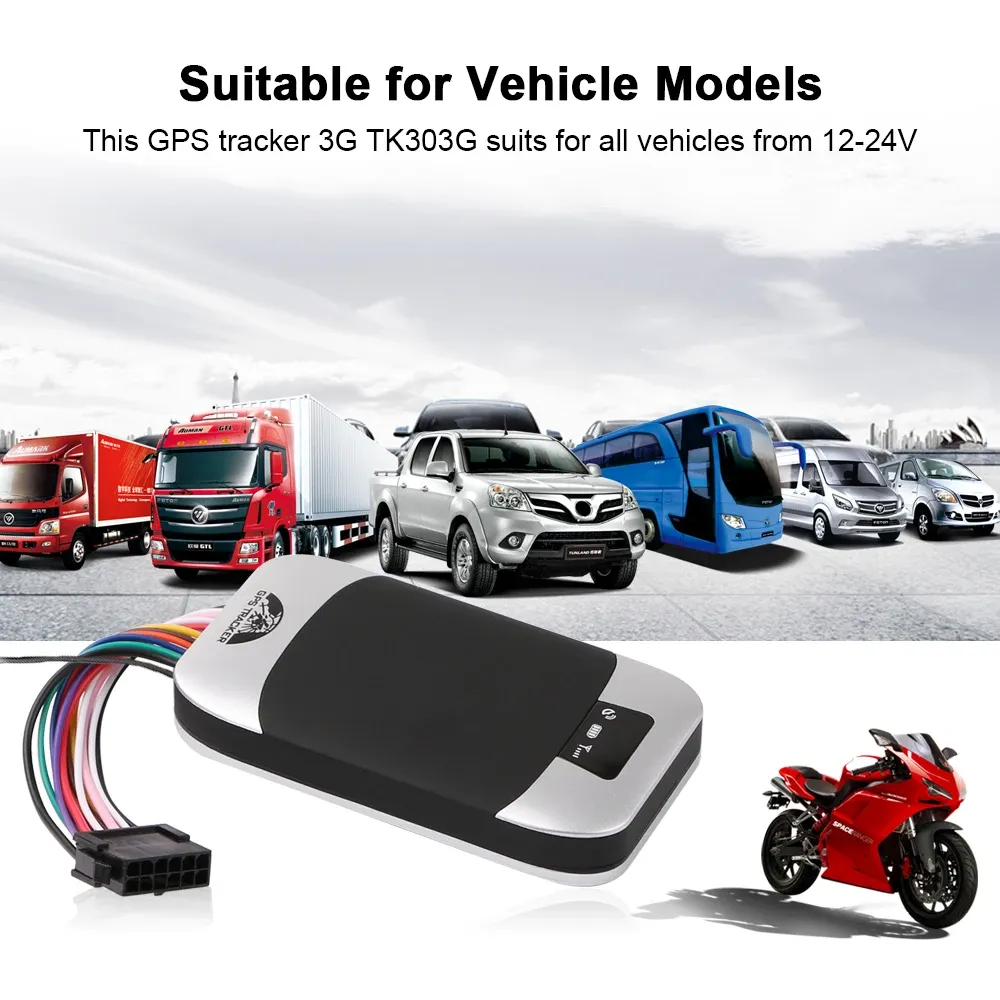 עוקב GPS חוטי לרכב Coban TK303G עם ניתוק מנוע