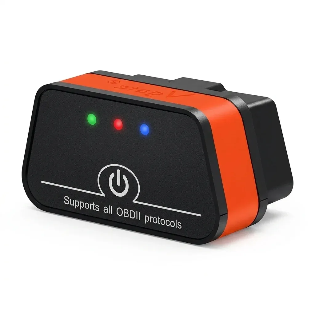 סורק OBD2 אלחוטי Vgate iCar2 שחור כתום