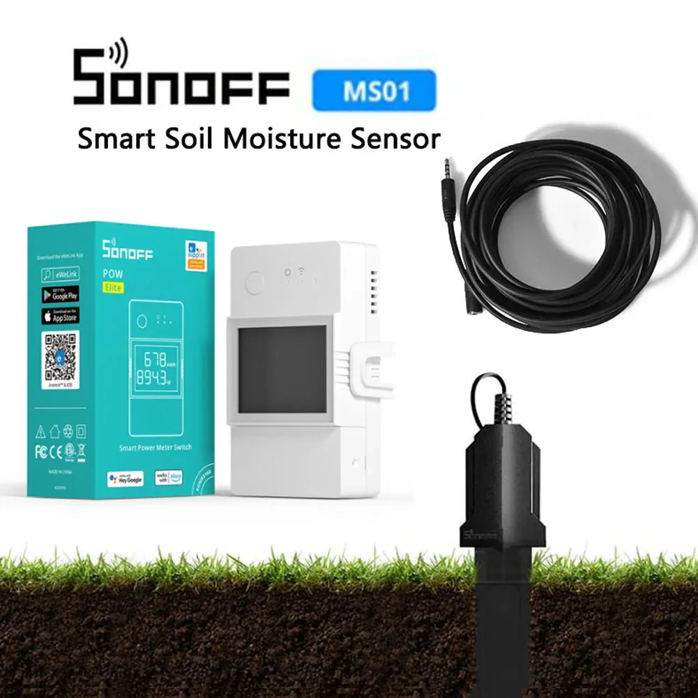 חיישן לחות קרקע חכם SONOFF MS01 לגינה אוטומטית