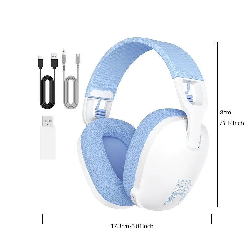 אוזניות גיימינג אלחוטיות ONIKUMA B2 עם חיבור 2.4GHz ומיקרופון