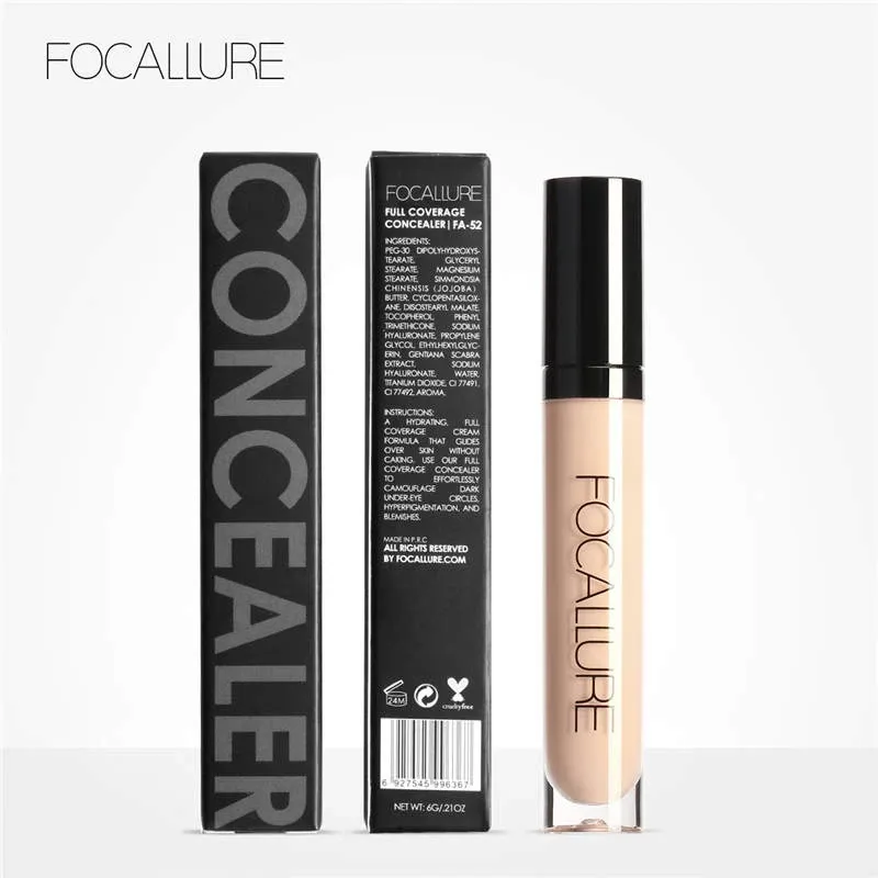 קונסילר נוזלי FOCALLURE לכיסוי מלא והארה יומיומית