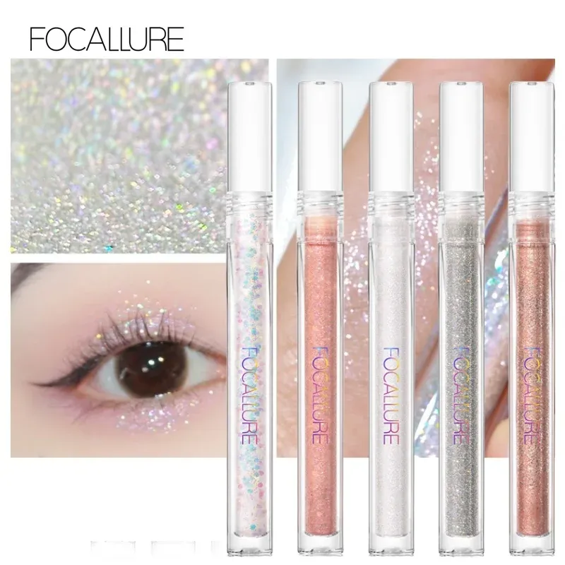צללית נוזלית מנצנצת Focallure בגוון מטאלי זוהר