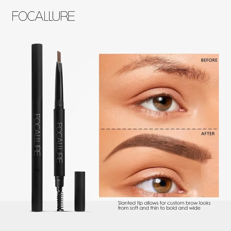 עיפרון גבות עמיד במים Focallure לעיצוב מדויק וטבעי