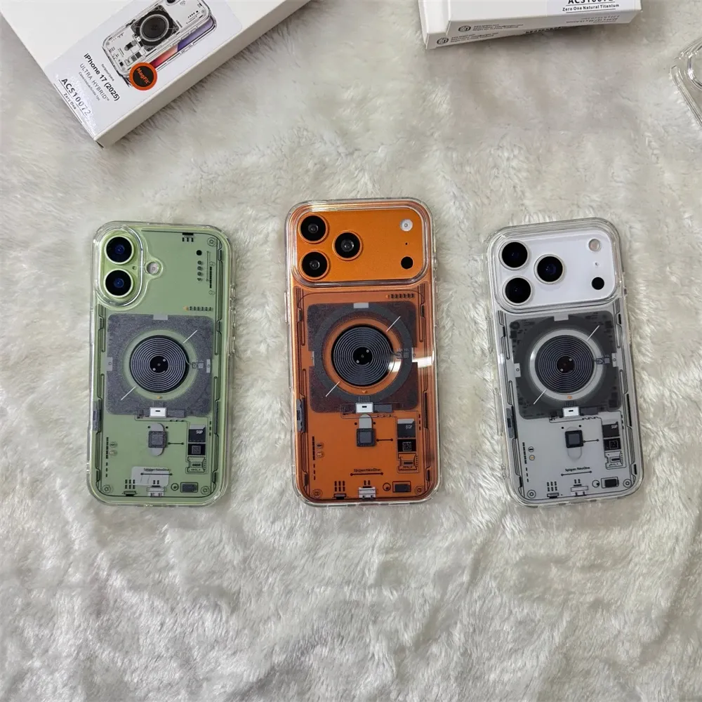 כיסוי מגנטי שקוף Spigen Ultra Hybrid MagFit לאייפון