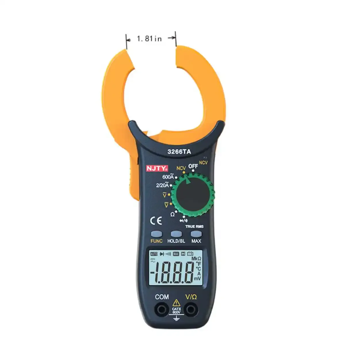 מלקחיים דיגיטליים למדידת זרם ומתח NJTY 3266TA