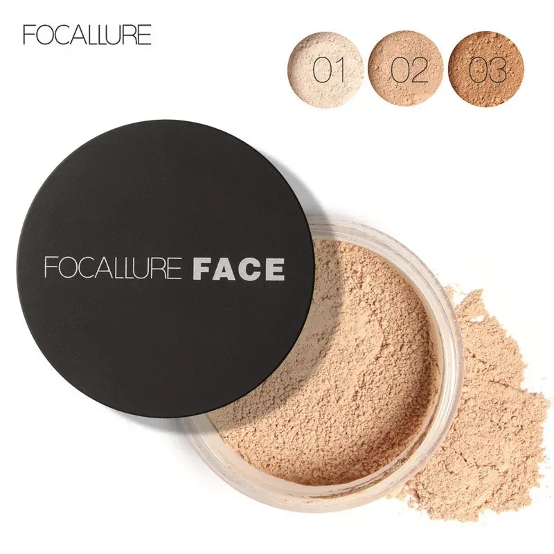 אבקת קיבוע שקופה Focallure לגימור מאט ושליטה בשמן