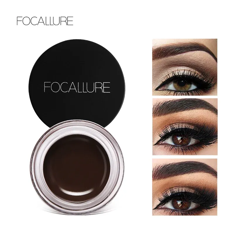 ג'ל גבות עמיד במים FOCALLURE לגימור טבעי ומדויק