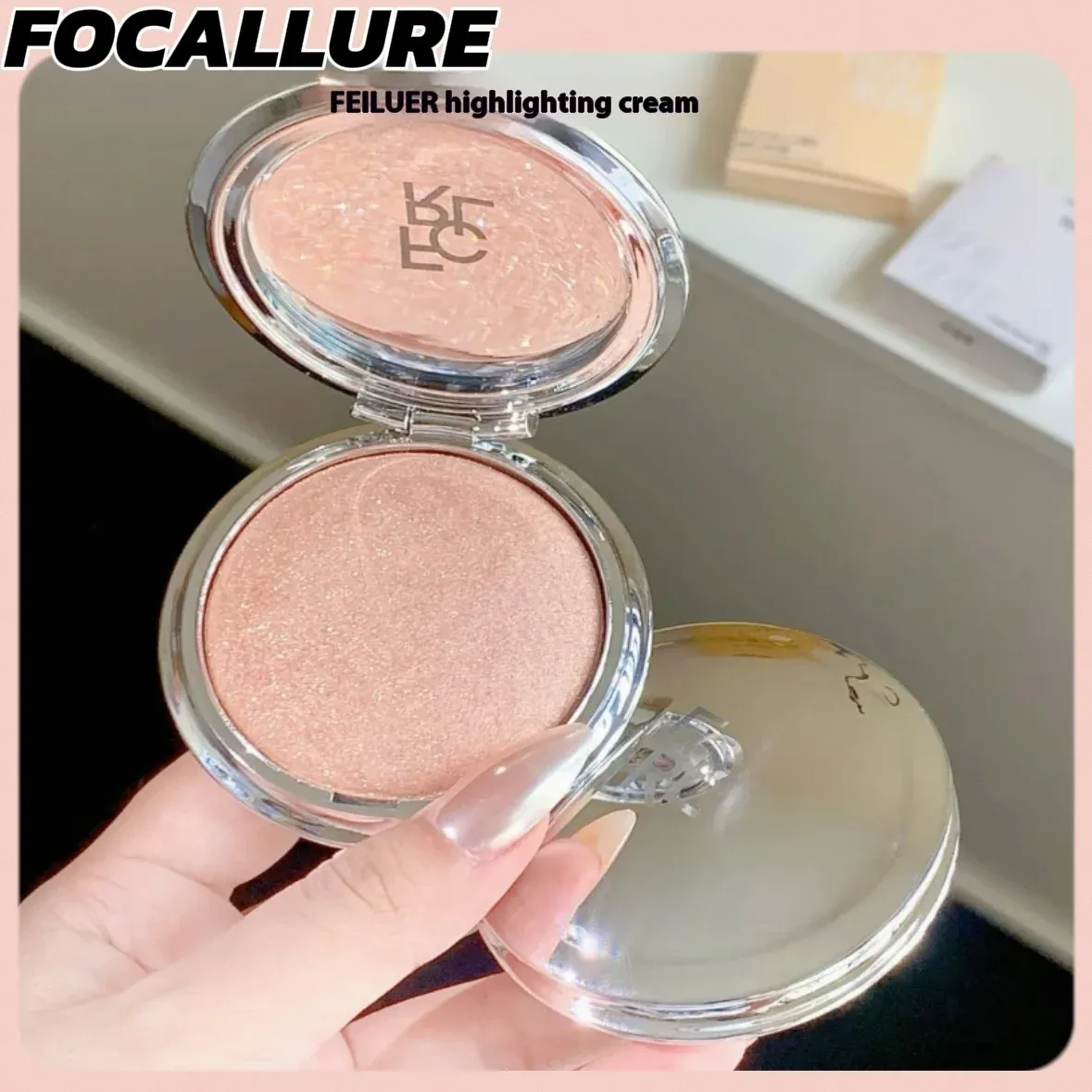 ברונזר והיילייטר קרמי Focallure לפיסול והארה בגימור טבעי