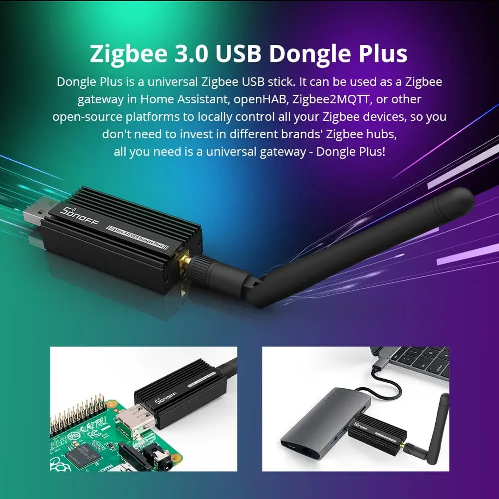 דונגל Zigbee 3.0 אוניברסלי SONOFF לבית חכם