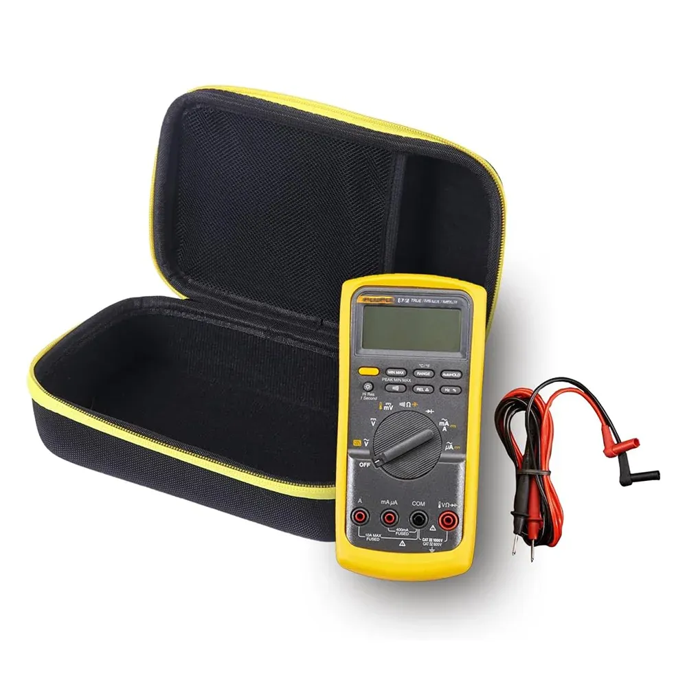 תיק קשיח מרופד למולטימטרים מסדרת Fluke ו‑Crenova